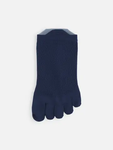 【Tabio MEN】軽い・涼しい・吸水・速乾　足裏までメッシュ五本指スニーカー丈ソックス