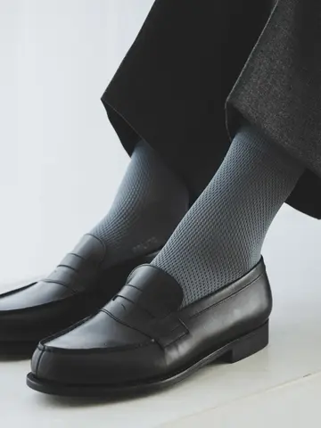 【Tabio MEN】軽い・涼しい・吸水・速乾 足裏までメッシュショート丈/28.0-29.0cm