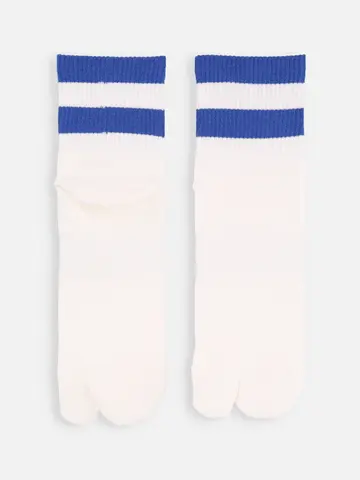 【Tabio MEN】和紙２本ラインショートソックス