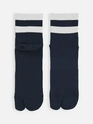 【Tabio MEN】和紙２本ラインショートソックス