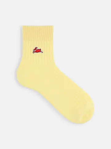 【Tabio MEN】ダットラビット刺繍リブショート丈ソックス