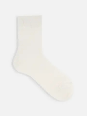 【Tabio MEN】和紙格子編みショートソックス