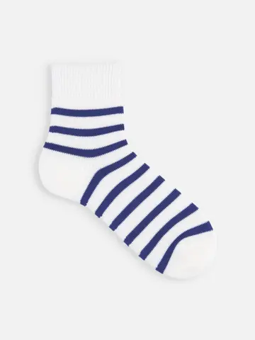 【Tabio MEN】SJボーダーショート丈ソックス