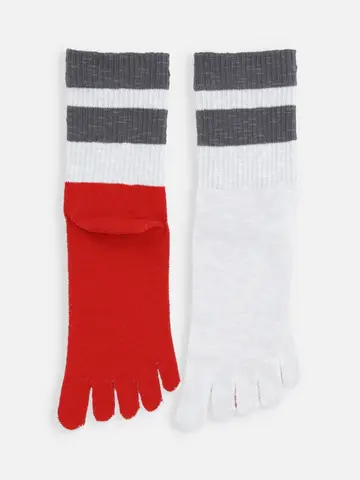 【Tabio MEN】ブークレバンナー5本指ソックス