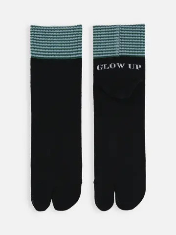 【Tabio MEN】ネイビーつま先ワンボーダーショートソックス