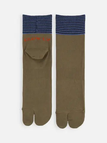 【Tabio MEN】ネイビーつま先ワンボーダーショートソックス