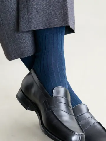 【Tabio MEN】スーピマリブショートソックス