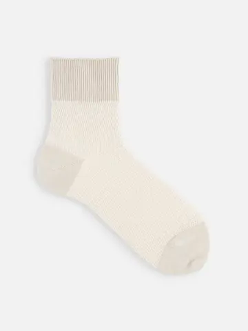 【Tabio MEN】ミックスリンクスショート丈ソックス