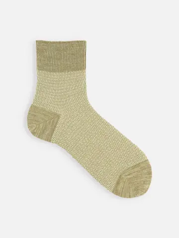 【Tabio MEN】ミックスリンクスショート丈ソックス