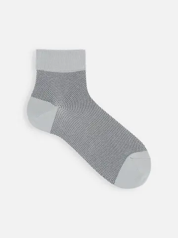 【Tabio MEN】COOLMAX配色メッシュショートソックス