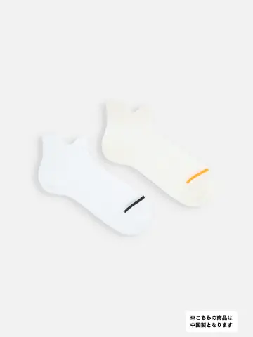 【2Pセット】ドライメッシュ＆Wガードショートソックス / 25-27cm