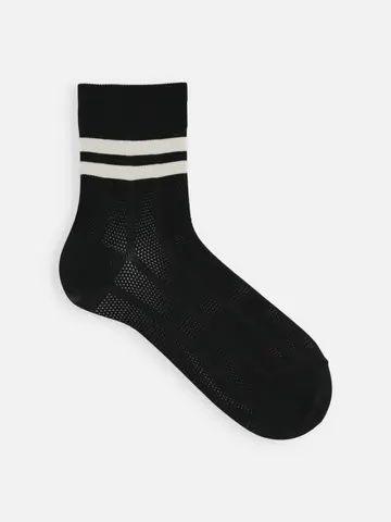 【Tabio MEN】DRYメッシュラインショートソックス