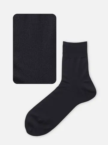 【Tabio MEN】コットン無地ショートソックス