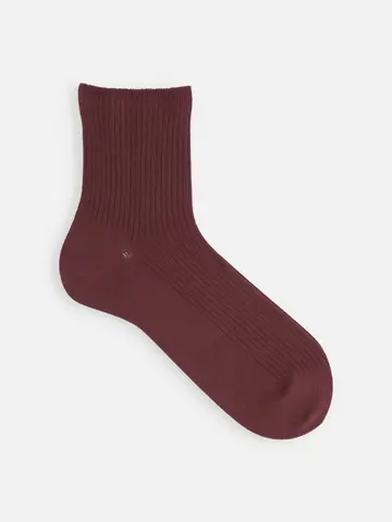 SALE!【Tabio MEN】ゴム口ソフトリブショート丈ソックス