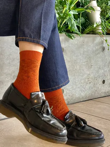 メンズ オレンジ系の靴下 靴下屋公式通販 Tabio オンラインストア