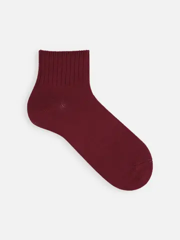 【Tabio MEN】ベーシックリブベタショートソックス