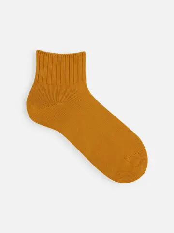 【Tabio MEN】ベーシックリブベタショートソックス