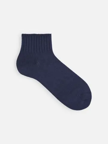 【Tabio MEN】ベーシックリブベタショートソックス