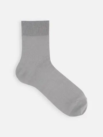 【Tabio MEN】ドライなタッチが心地いい和紙梨地ショート丈ソックス(27.0～29.0cm)