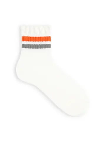 【Tabio MEN】2色ラインショートソックス
