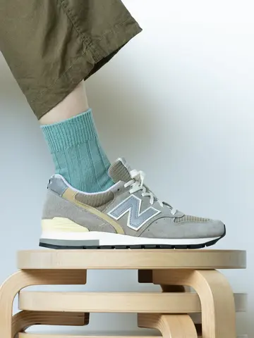 【Tabio MEN】ベーシック太リブショートソックス