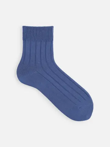 【Tabio MEN】ベーシック太リブショートソックス