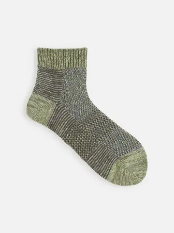 SALE!【Tabio MEN】綿麻メッシュショートソックス