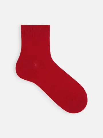 SALE!【Tabio MEN】紡毛メリノウールベタショートソックス