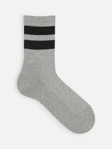 【Tabio MEN】アメリブパイルラインショート