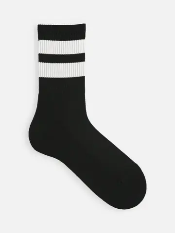 【Tabio MEN】アメリブパイルラインショート