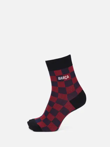 FC Barcelona チェックソックス