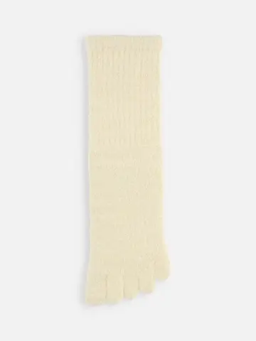 【Tabio MEN】リングヤーン五本指ショート丈ソックス