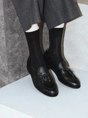 【Tabio MEN】9×2太リブショート丈ソックス