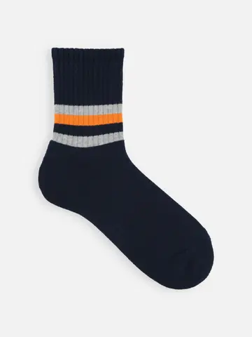 【Tabio MEN】サンドウィッチラインアメリブショート丈ソックス