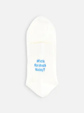 【Tabio MEN】大人男子が履けるメッセージ刺繍ショート丈ソックス