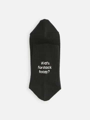 【Tabio MEN】メッセージ刺繍ショート丈ソックス