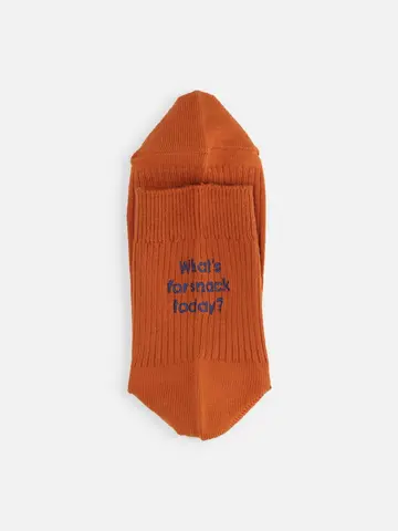 【Tabio MEN】メッセージ刺繍ショート丈ソックス