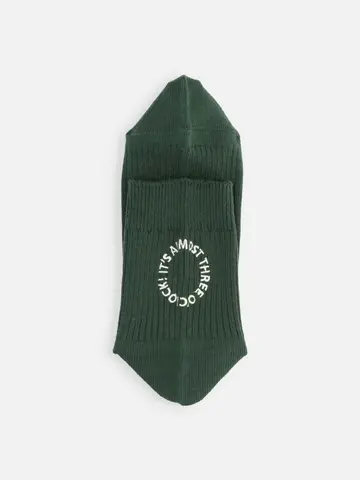 【Tabio MEN】メッセージ刺繍ショート丈ソックス