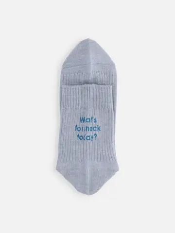 【Tabio MEN】メッセージ刺繍ショート丈ソックス