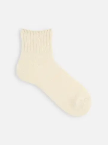 【Tabio MEN】和紙ブークレリブベタショートソックス