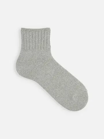 【Tabio MEN】和紙ブークレリブベタショートソックス