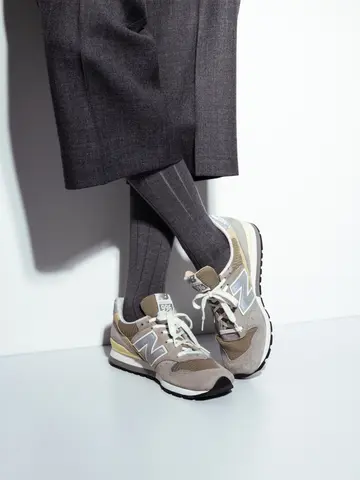 【Tabio MEN】TABIO'S COTTON リブクルー丈ソックス