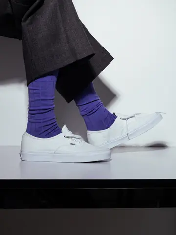 【Tabio MEN】TABIO'S COTTON リブクルー丈ソックス