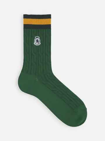 【MEN】TOMMY HILFIGER チルデンニットエンブレムソックス