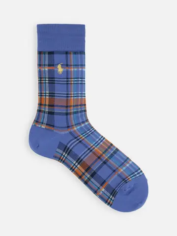 ポニー刺繍マドラスチェックレギュラー