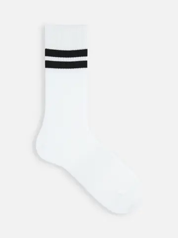 【Tabio MEN】DRYリブ2本ラインソックス