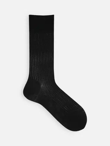 【Tabio MEN】紳士のためのストライプメッシュソックス
