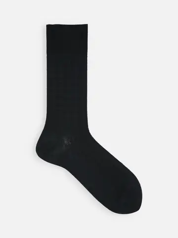 【Tabio MEN】千鳥リンクスレギュラー丈ソックス