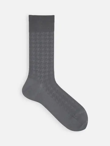 【Tabio MEN】千鳥リンクスレギュラー丈ソックス