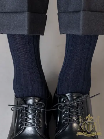 【Tabio MEN】オーセンティック4×2リブソックス